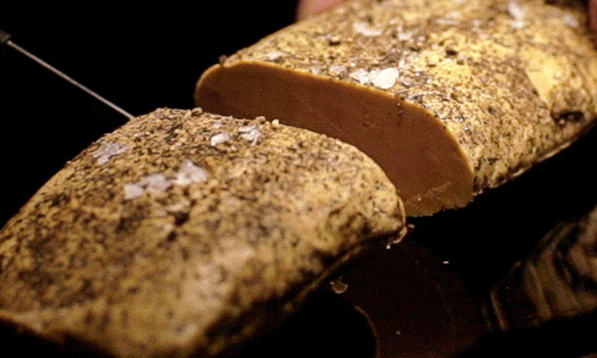 Lóbulo de Foie gras a la sal