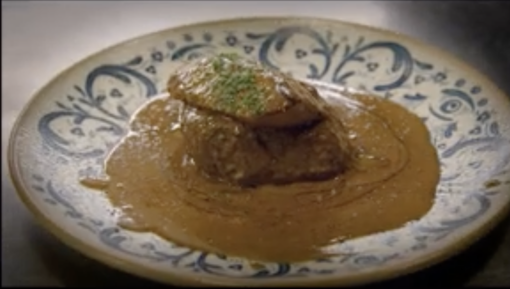 Solomillo rossini con foie gras y salsa de pimienta negra